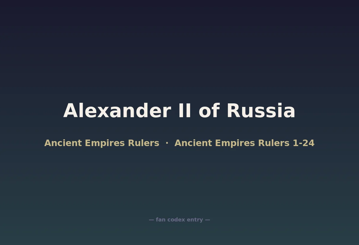 Alexander II of Russia