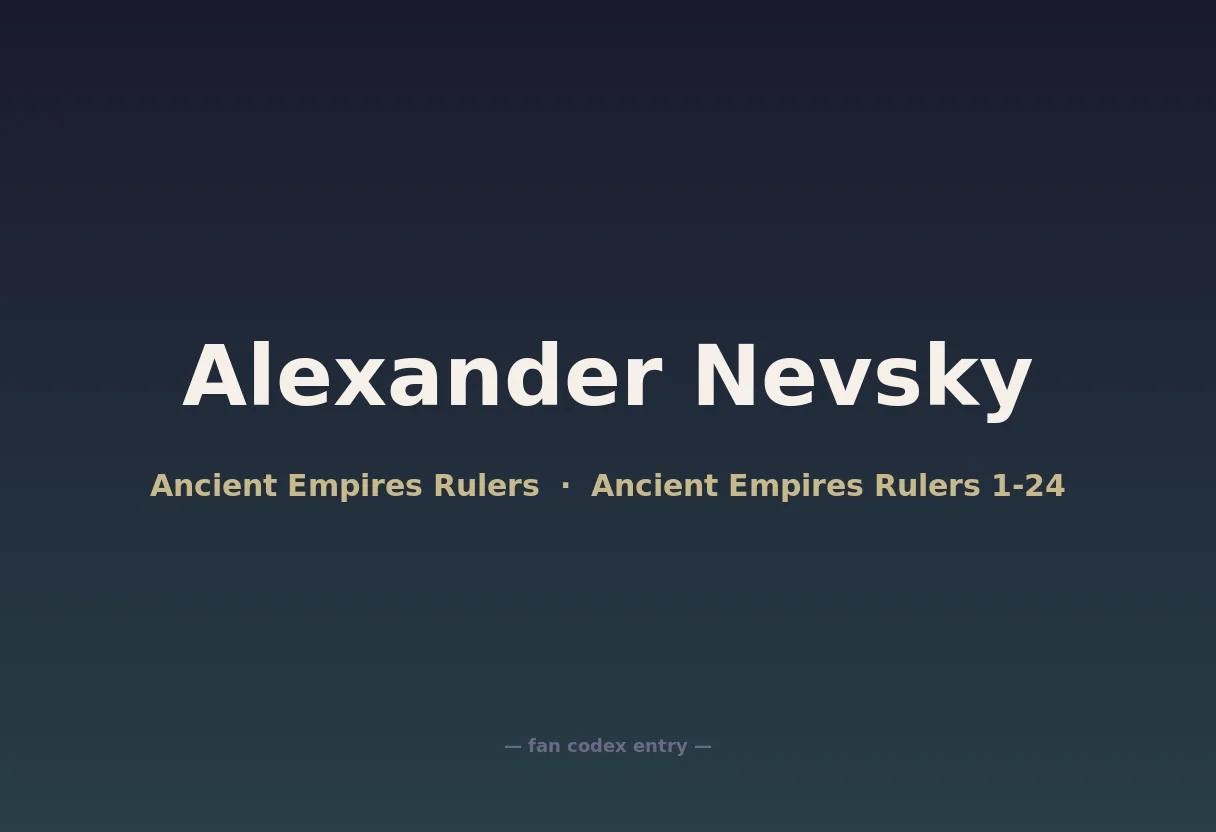 Alexander Nevsky