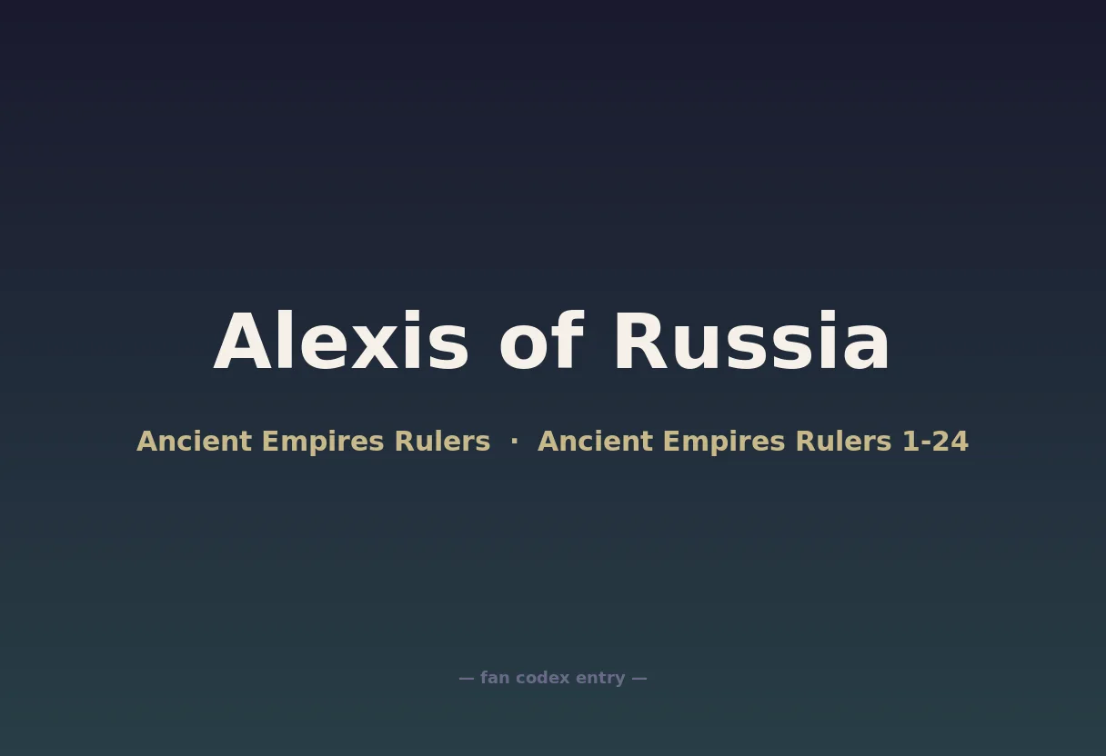 Alexis of Russia