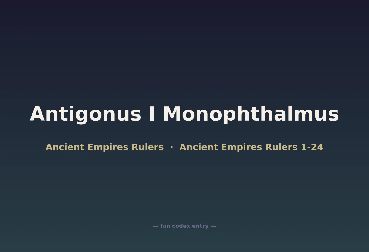 Antigonus I Monophthalmus