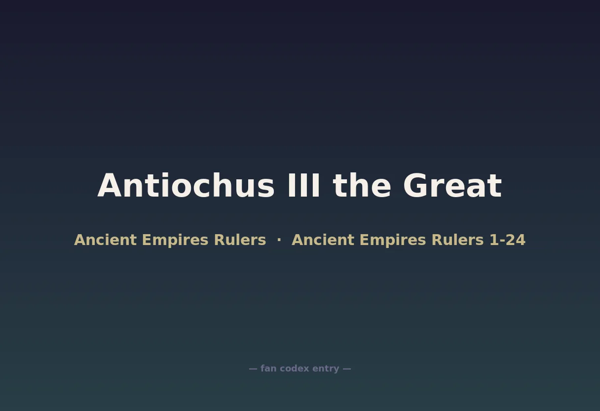Antiochus III the Great