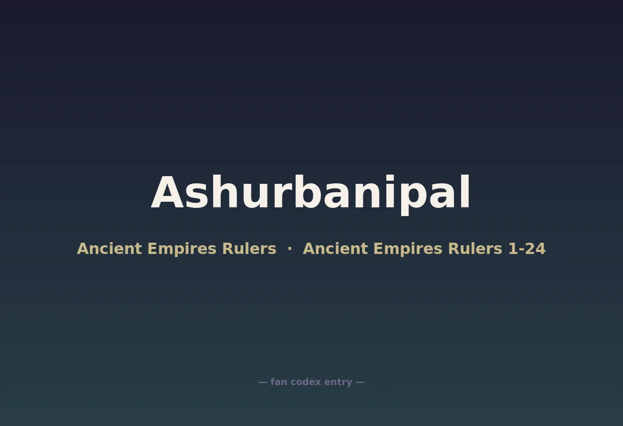 Ashurbanipal