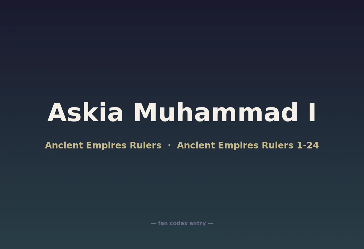Askia Muhammad I