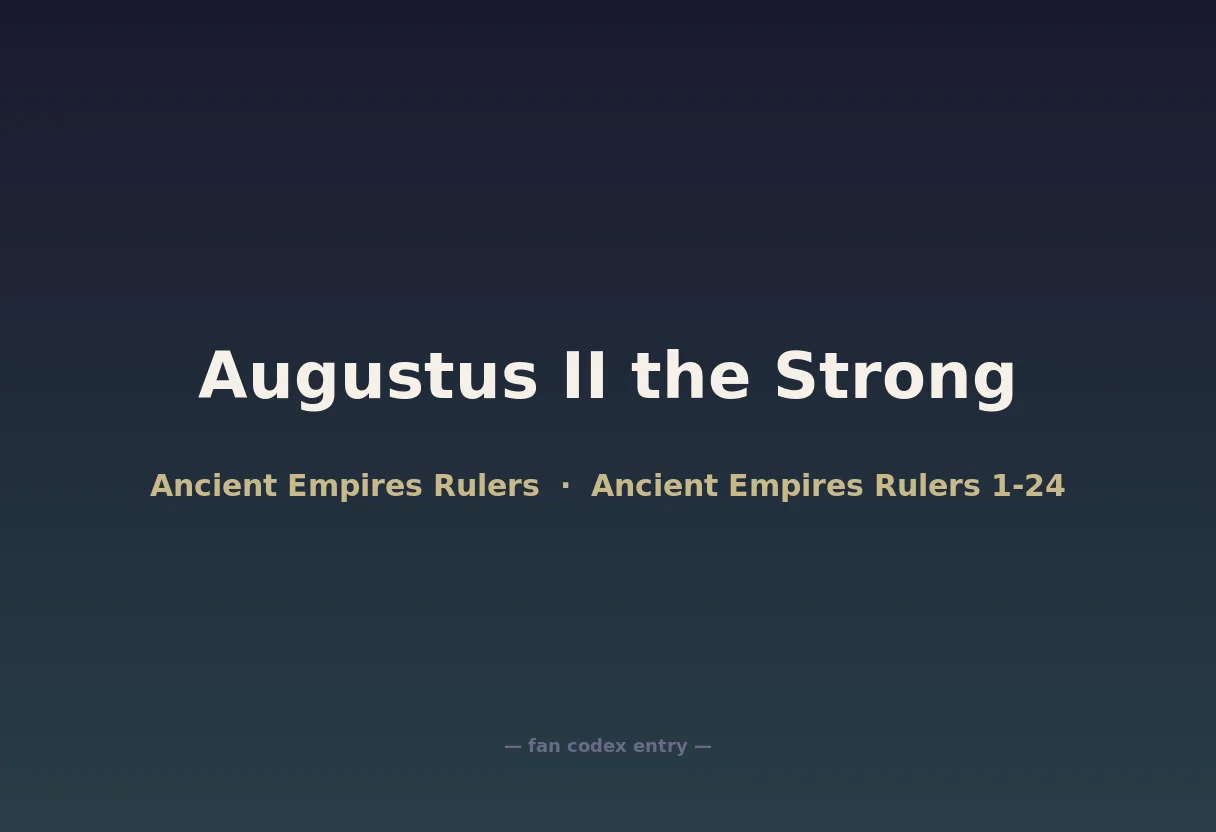 Augustus II the Strong