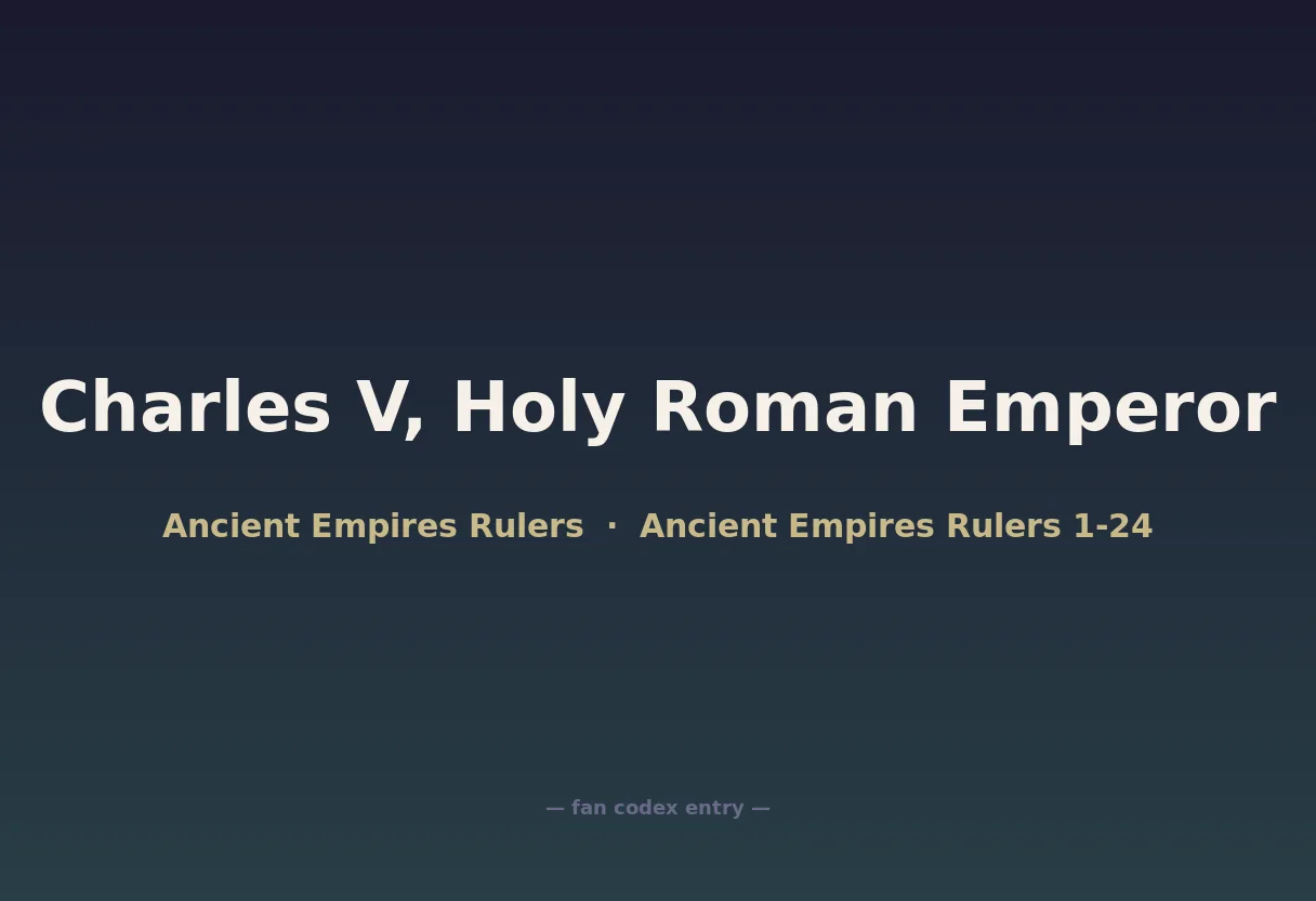 Charles V, Holy Roman Emperor