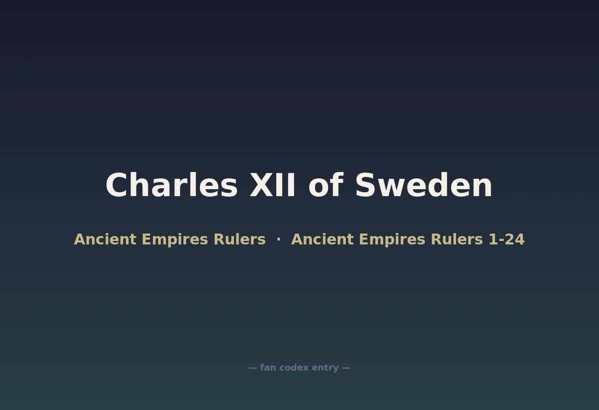 Charles XII of Sweden