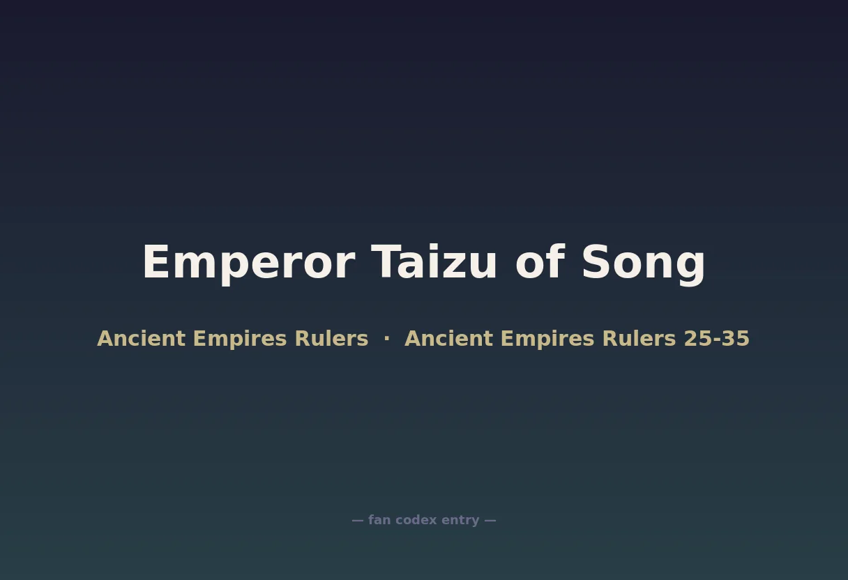 Emperor Taizu of Song