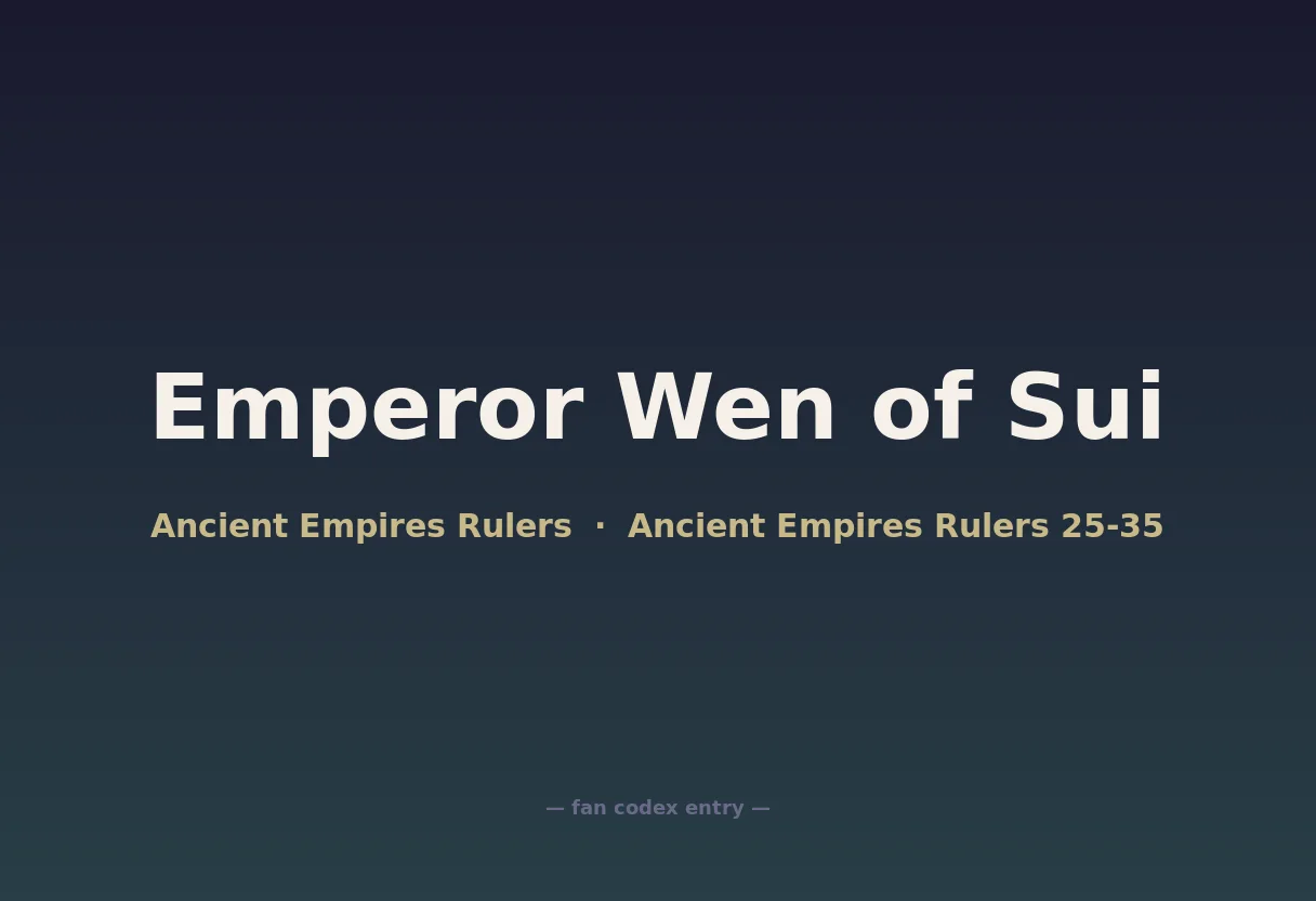 Emperor Wen of Sui