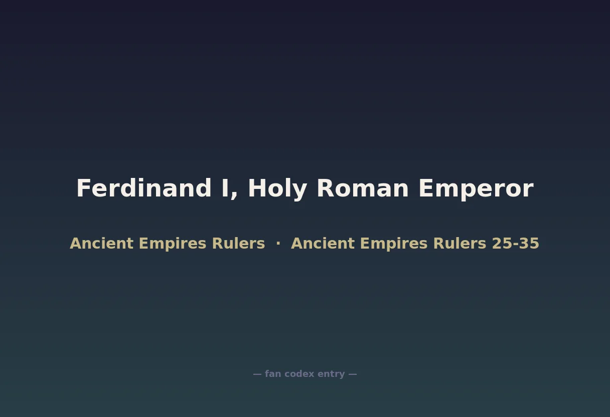 Ferdinand I, Holy Roman Emperor